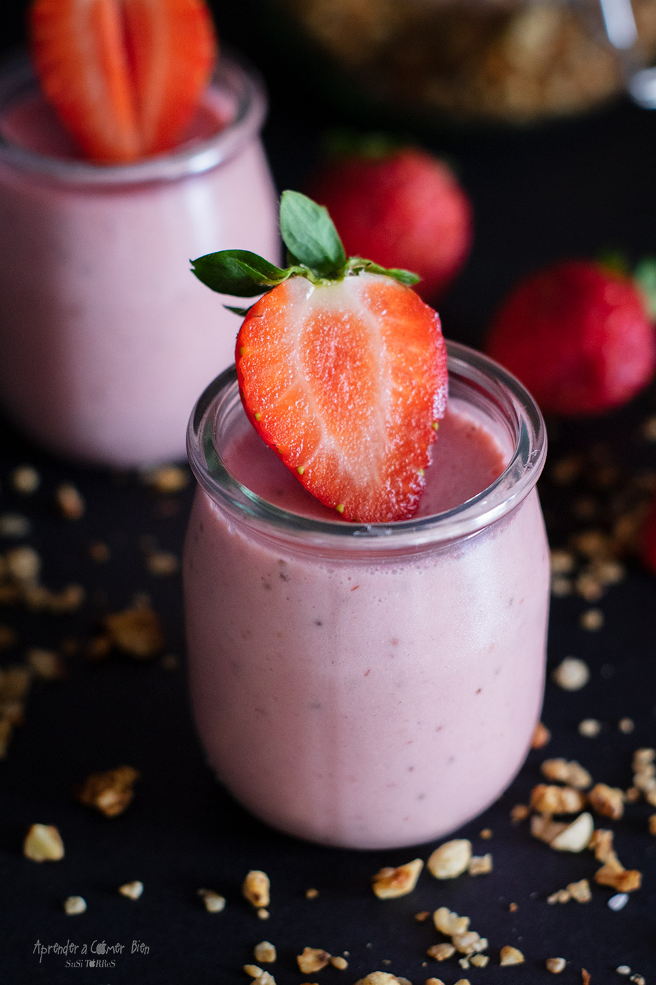 Petit Suisse de fresa, casero y saludable